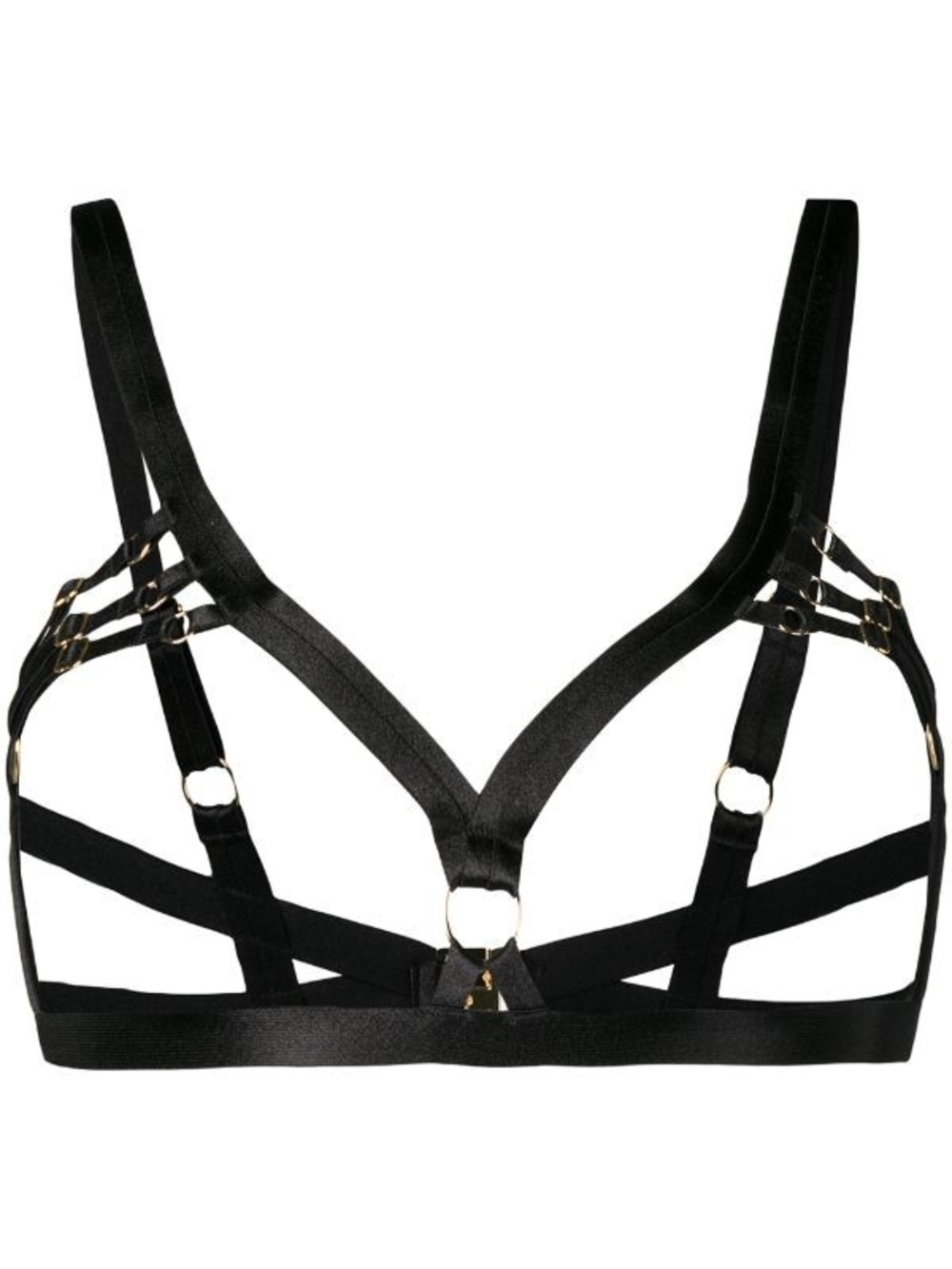 Bordelle
Satin Open Bra Size S/M